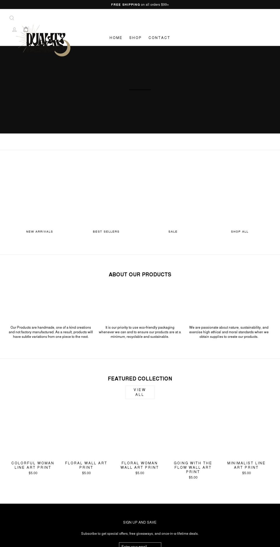 dualitydesigns.com shopify website screenshot