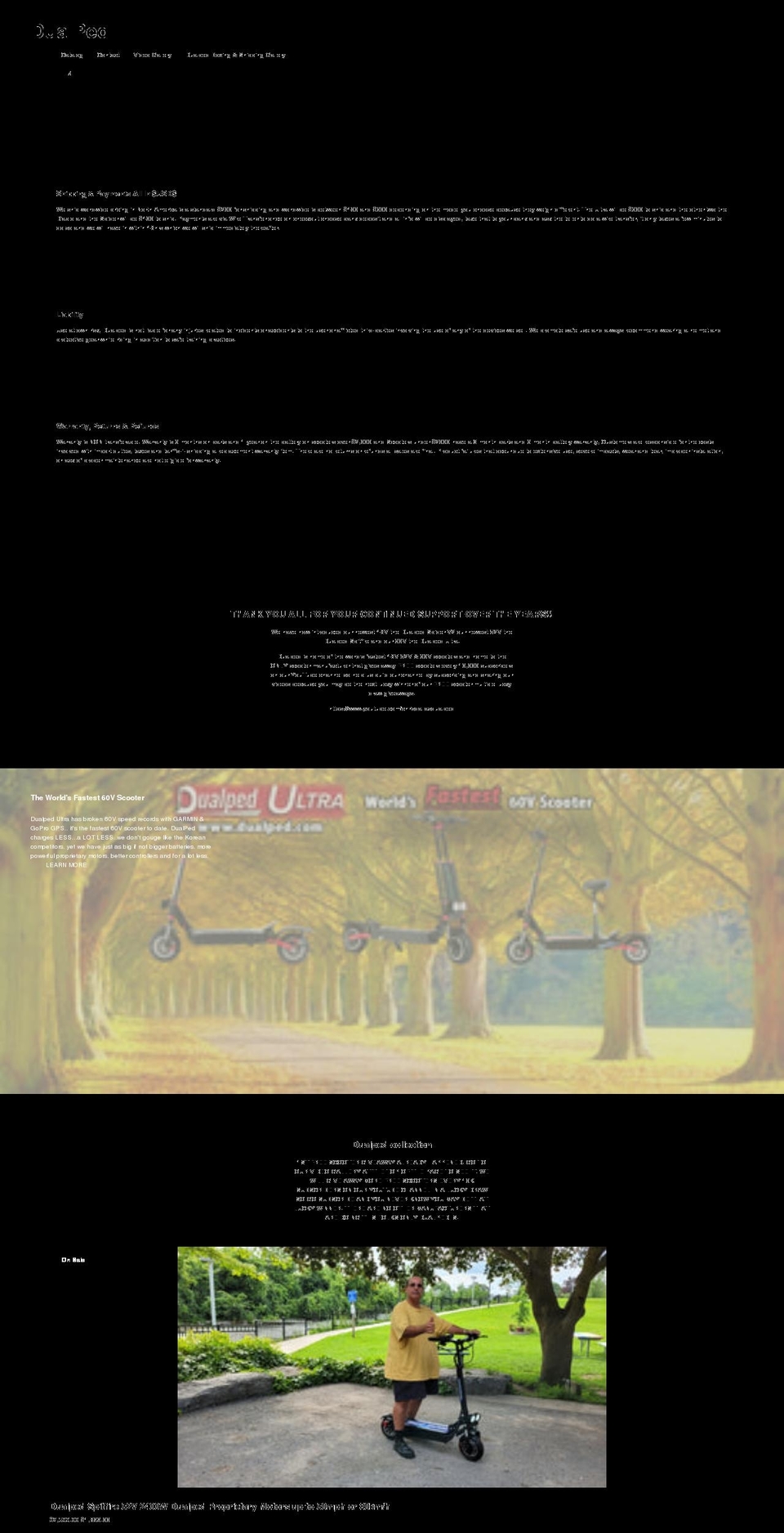 dualped.com shopify website screenshot