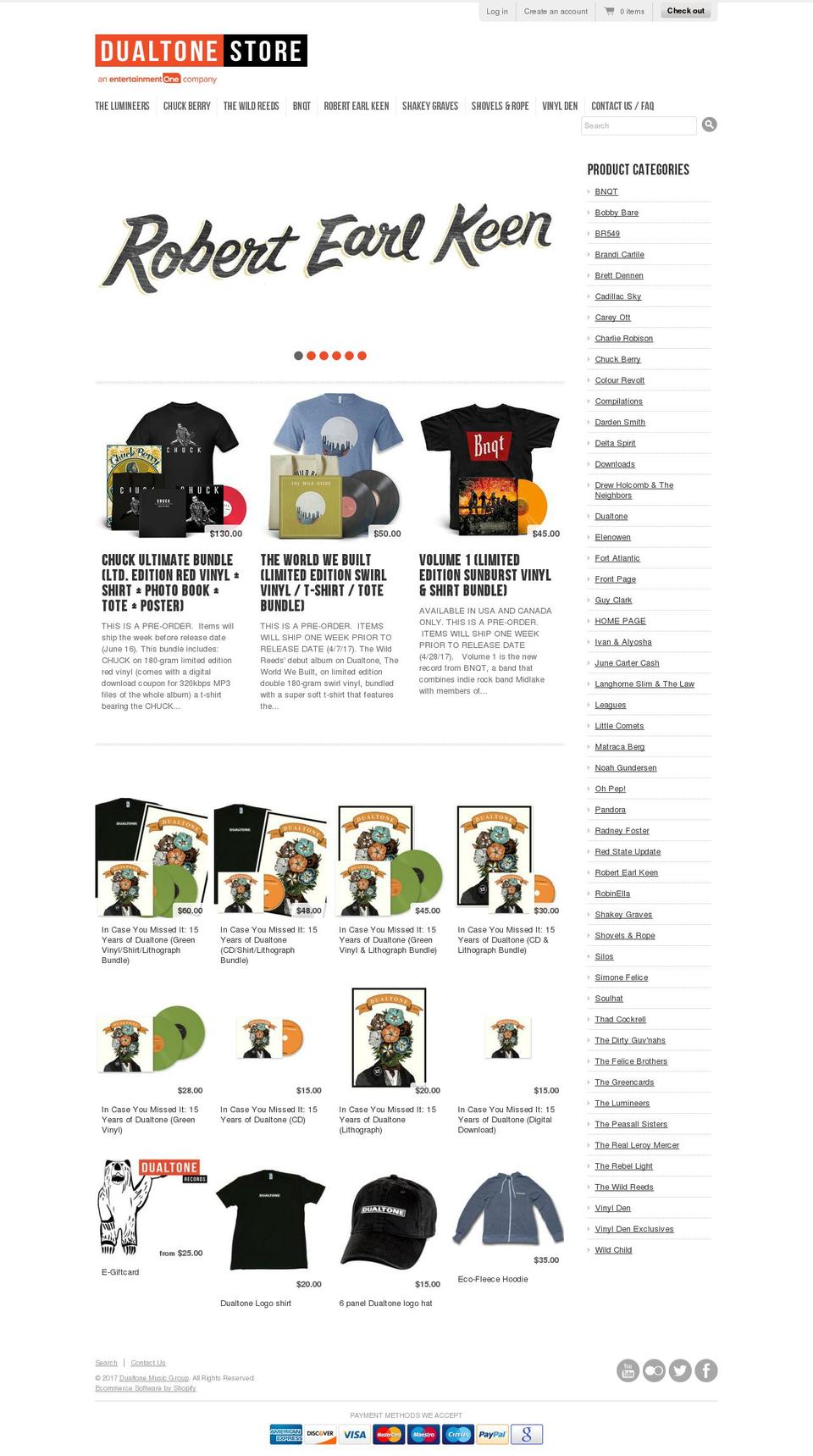 dualtonestore.com shopify website screenshot