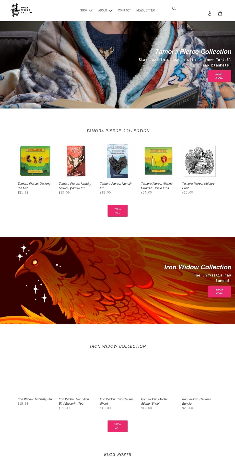 dualwieldstudio.com shopify website screenshot