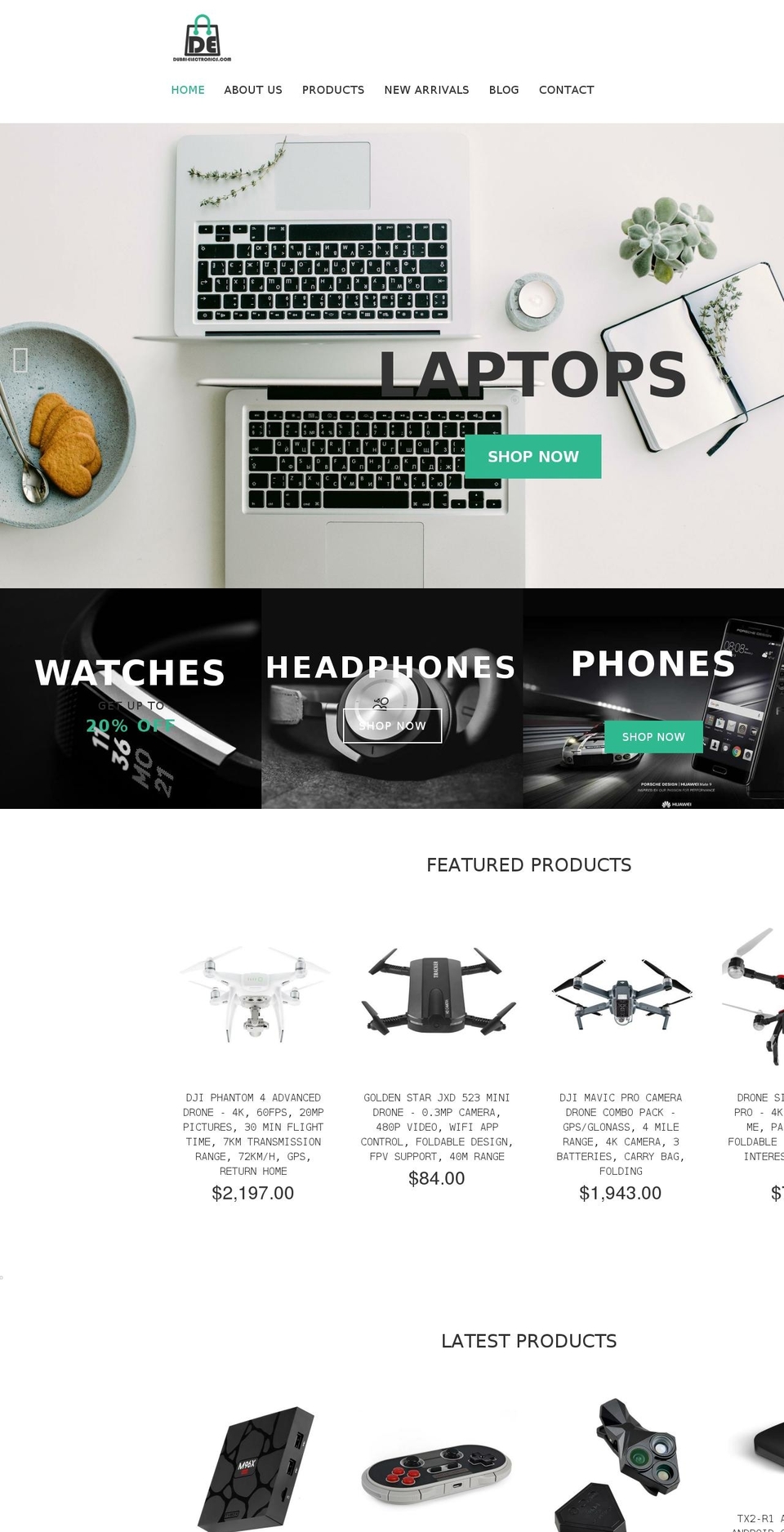 bestore-v1-0-4 Shopify theme site example dubai-electronics.com