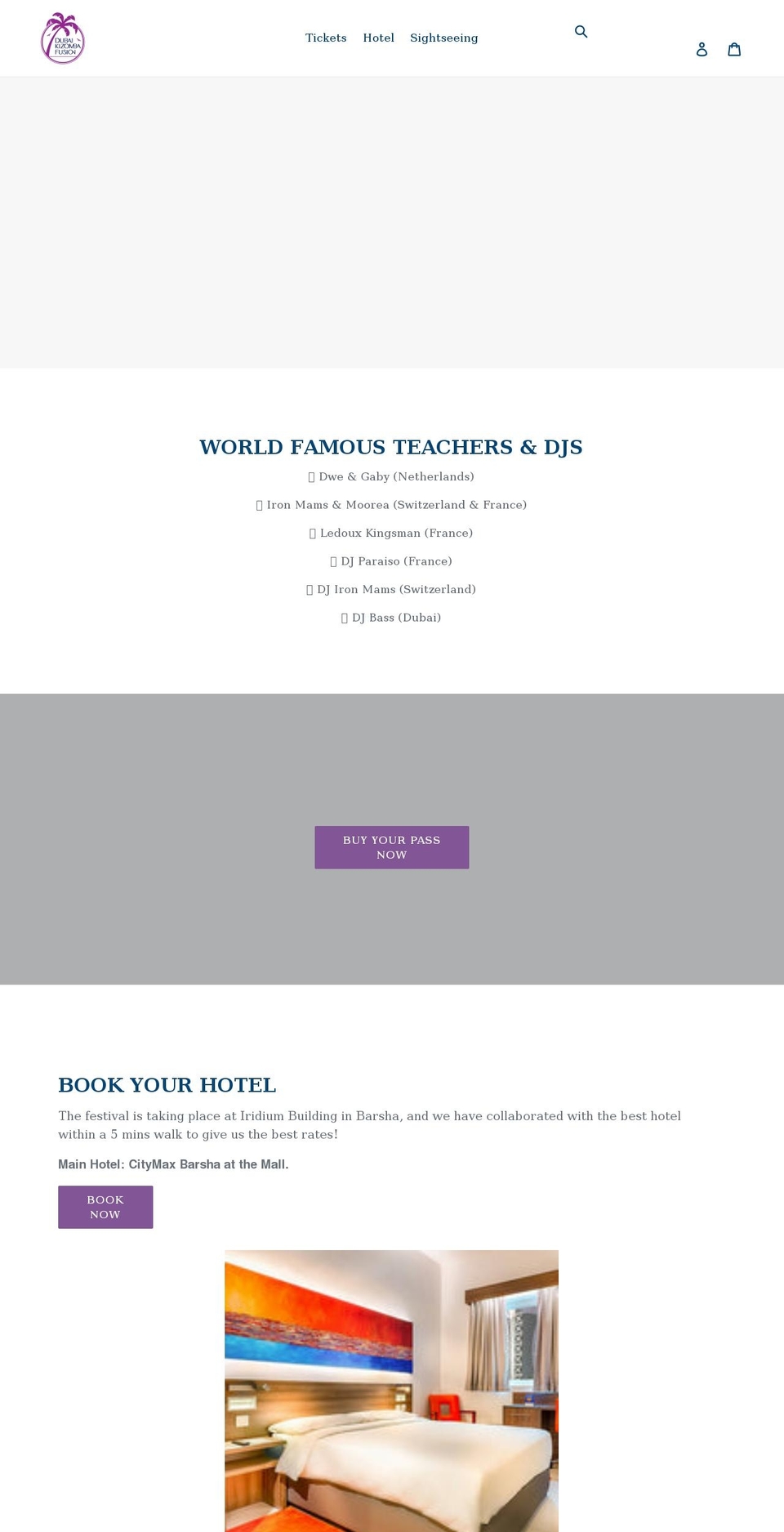 dubaikizombafusion.com shopify website screenshot