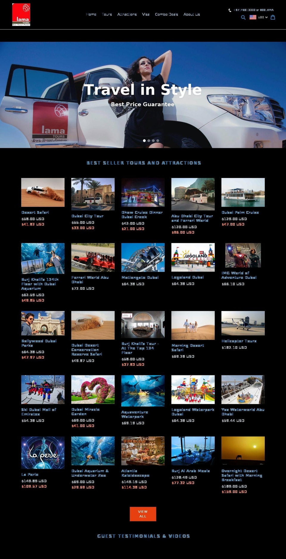 Dubaimain Shopify theme site example dubaimain.com