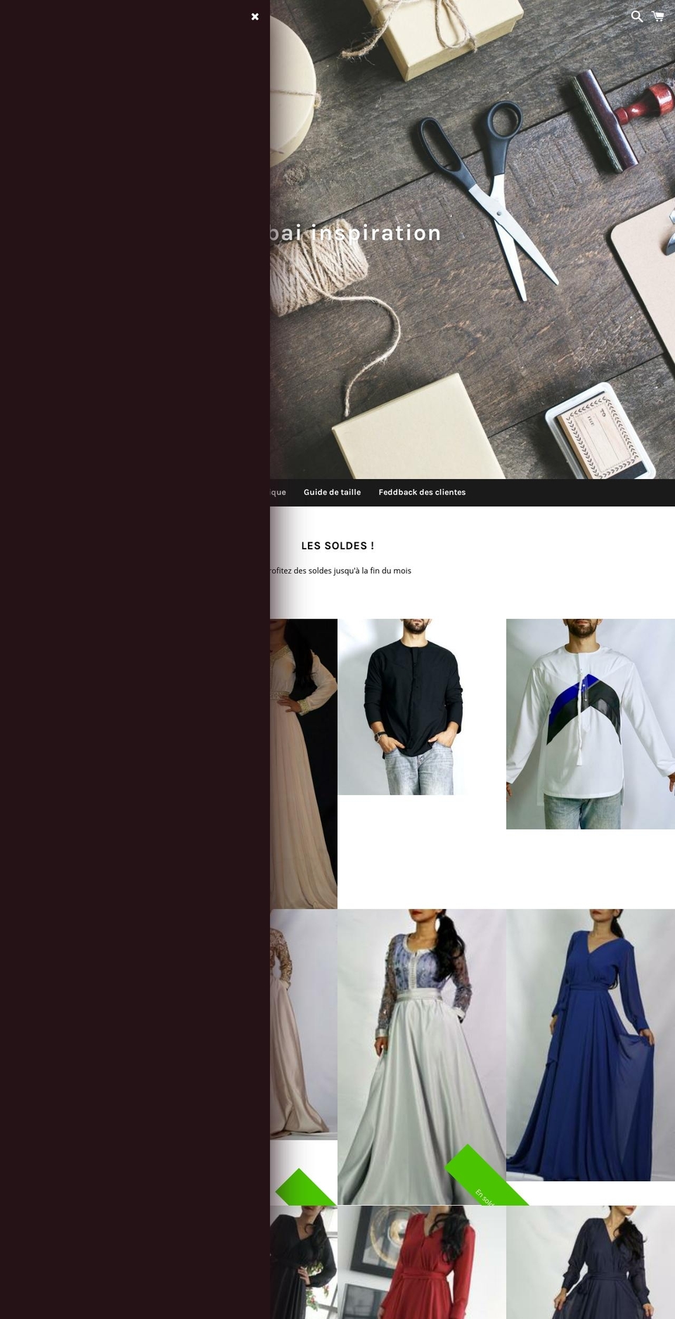 dubainspiration.com — Shopify storefront screenshot
