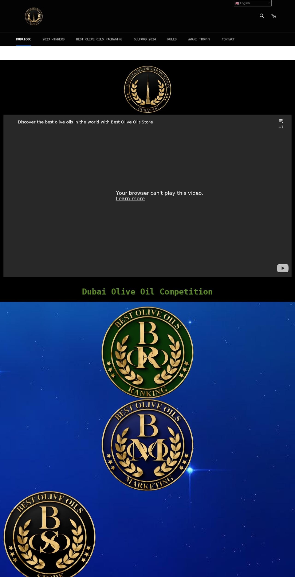 dubaiooc.com shopify website screenshot