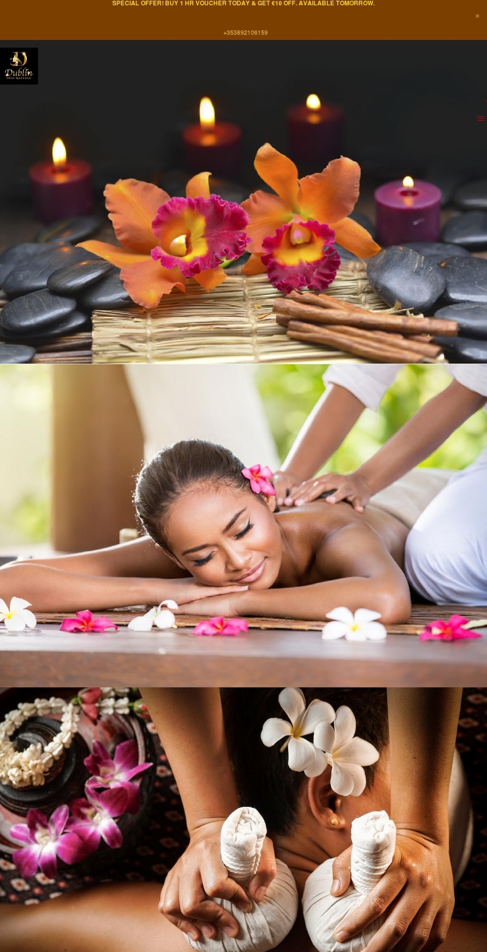 Final Version Shopify theme site example dublinthaimassage.com