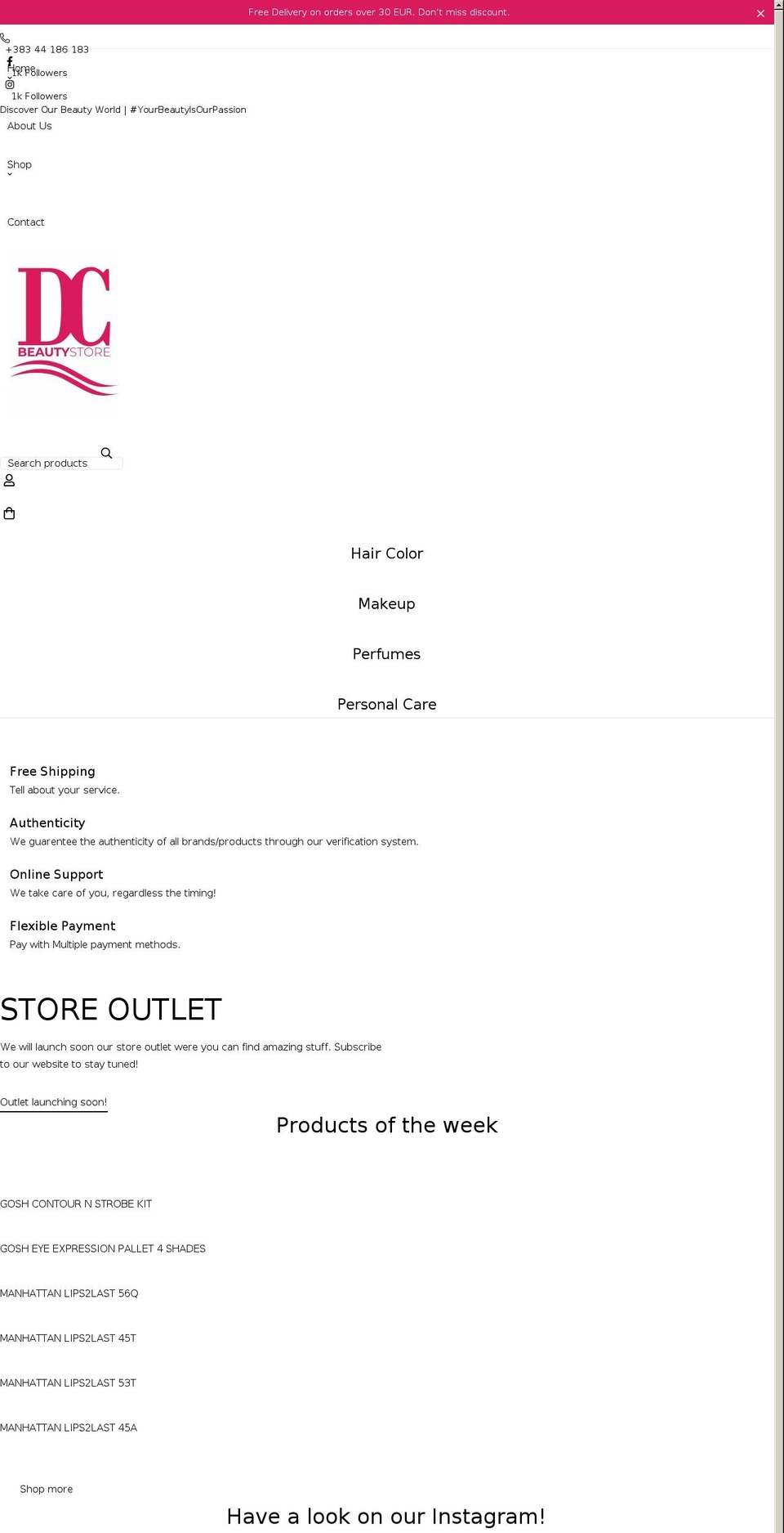 dubova-cosmetics.com — Shopify store in 