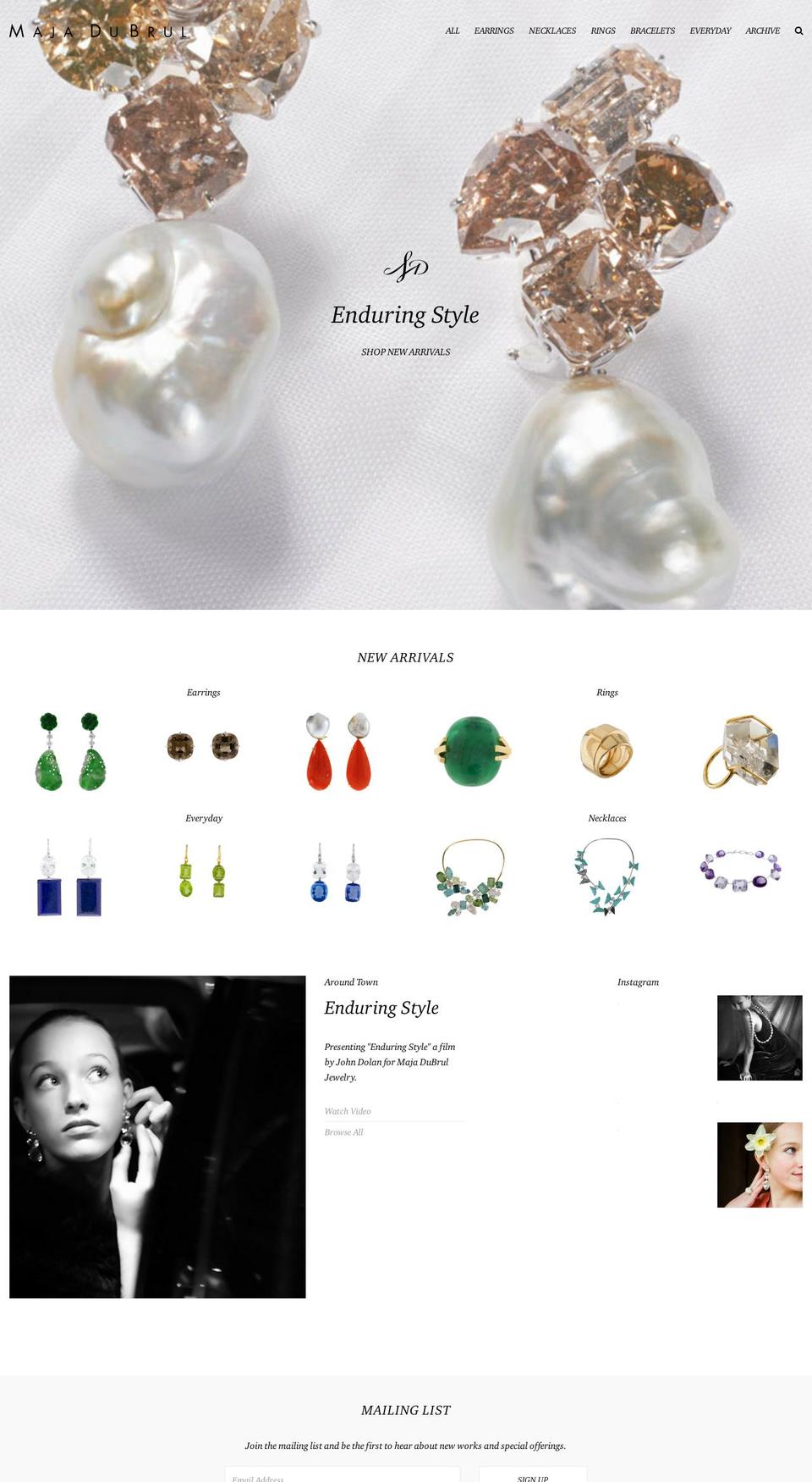 dubrul.com shopify website screenshot