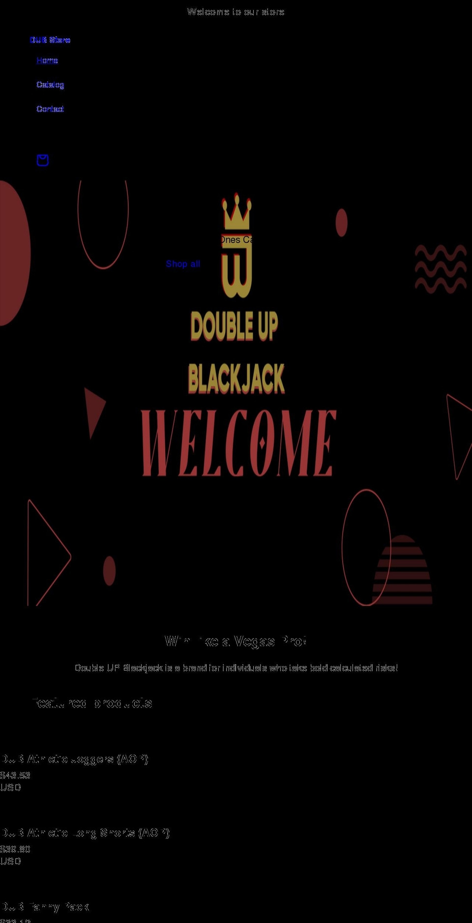 dubstore.biz shopify website screenshot