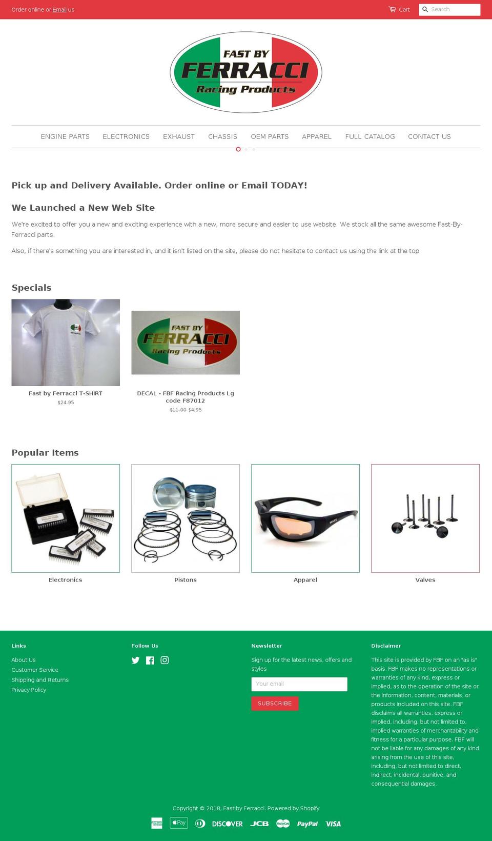 ducatiphiladelphia.com — Shopify storefront screenshot