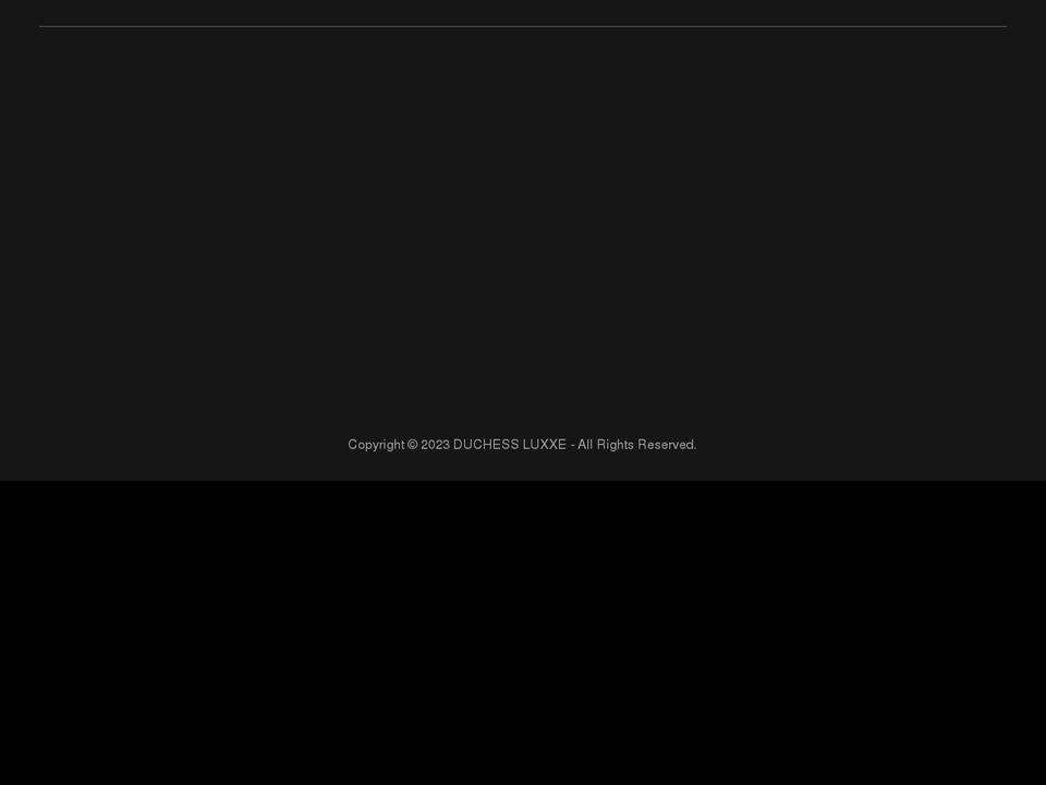 duchessluxxe.com — Shopify storefront screenshot