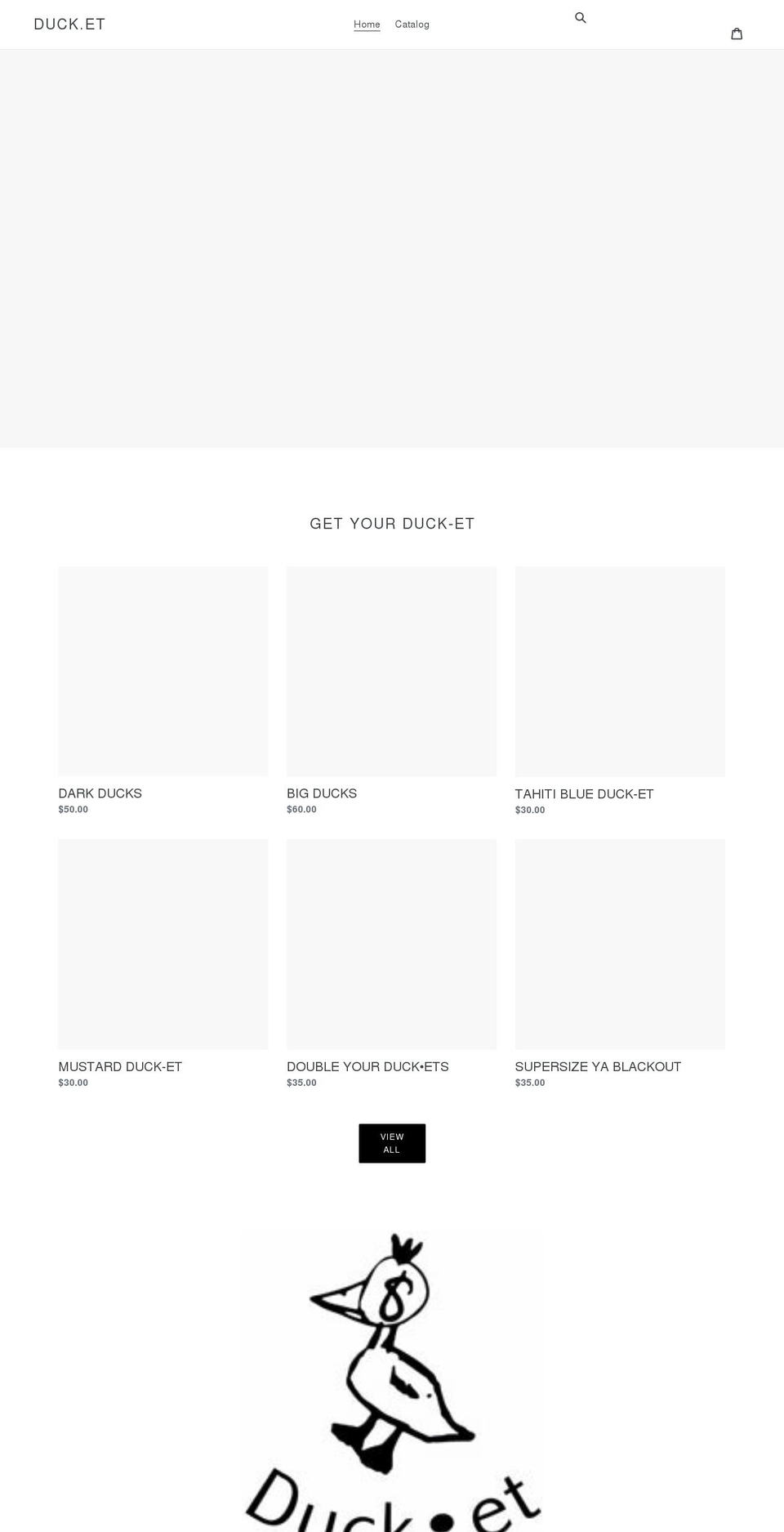 duck-et.com shopify website screenshot