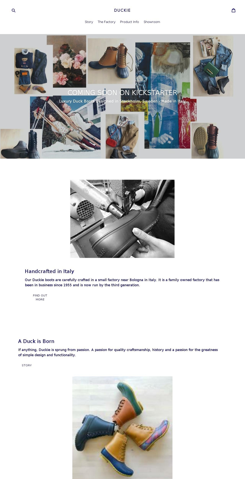duckiecompany.com — Shopify storefront screenshot