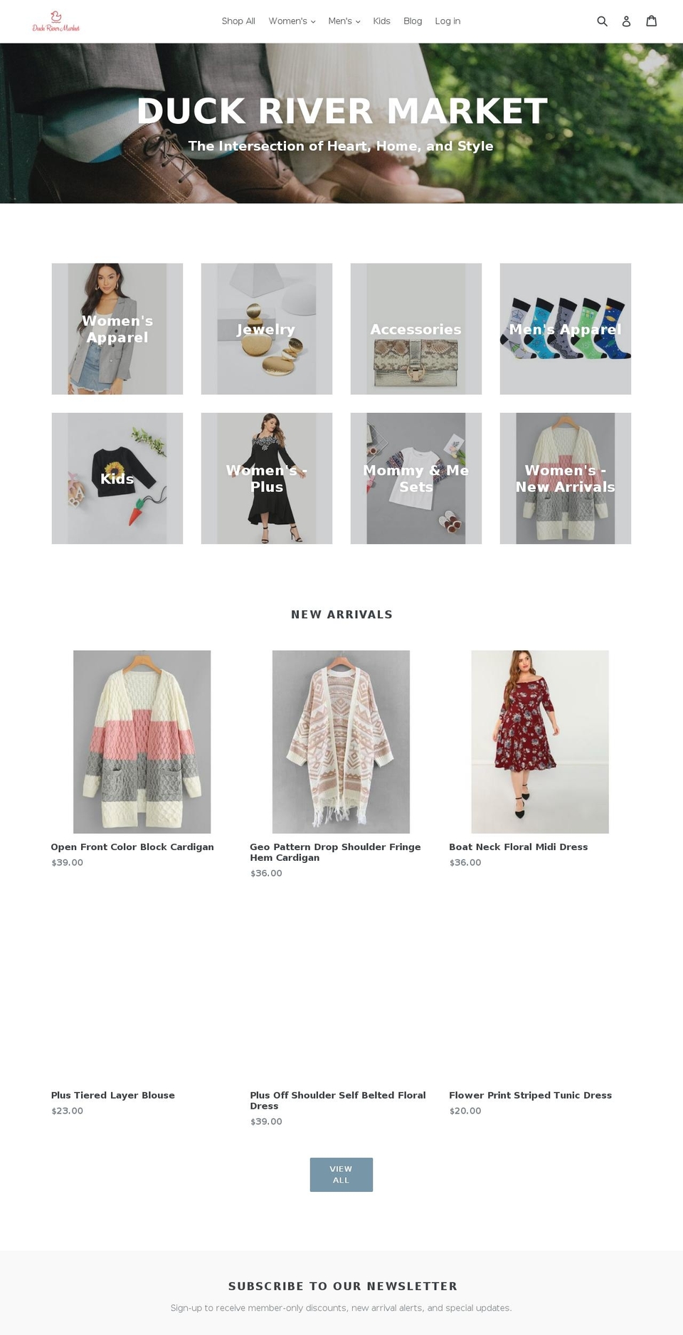 duckrivermarket.com — Shopify storefront screenshot