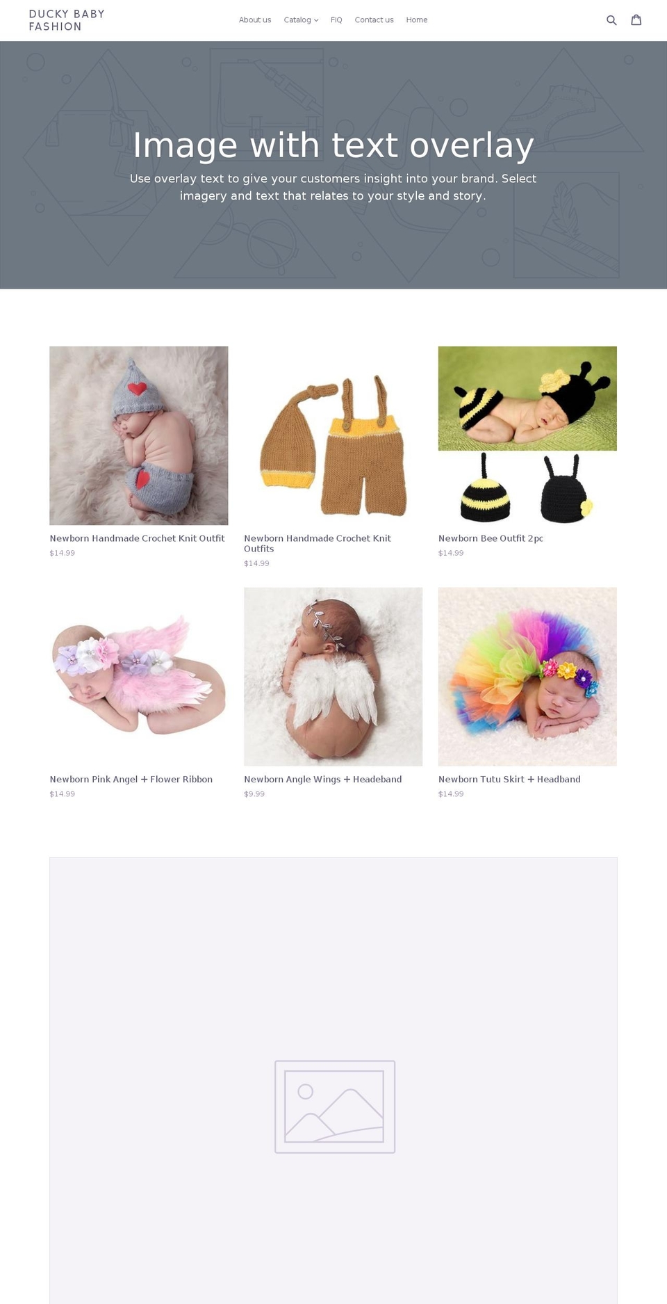 duckybabyfashion.com — Shopify storefront screenshot