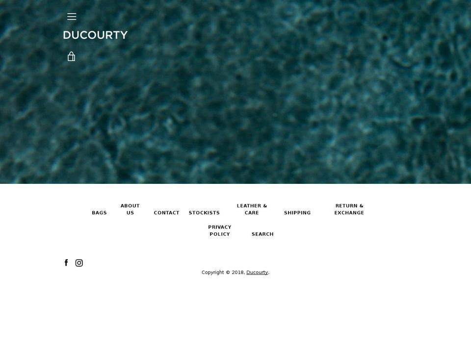 ducourty.com — Shopify storefront screenshot