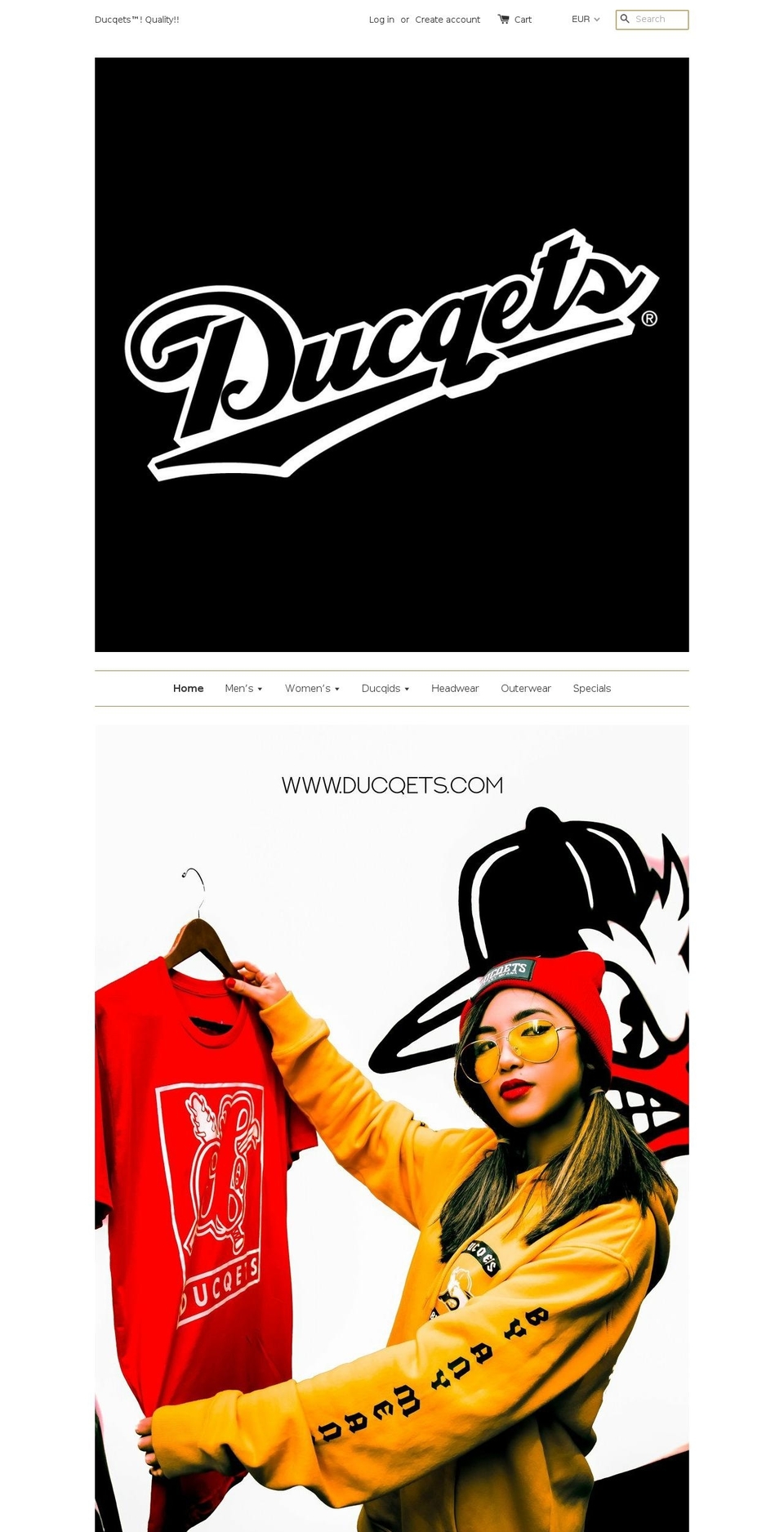 ducqet.com — Shopify storefront screenshot