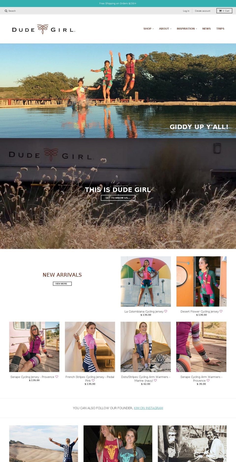 dude-girl.com — Shopify storefront screenshot
