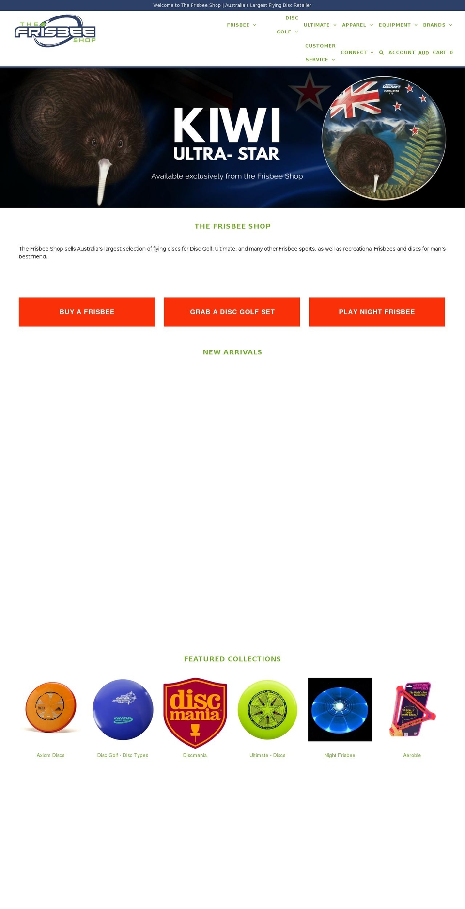 dudediscs.com.au shopify website screenshot