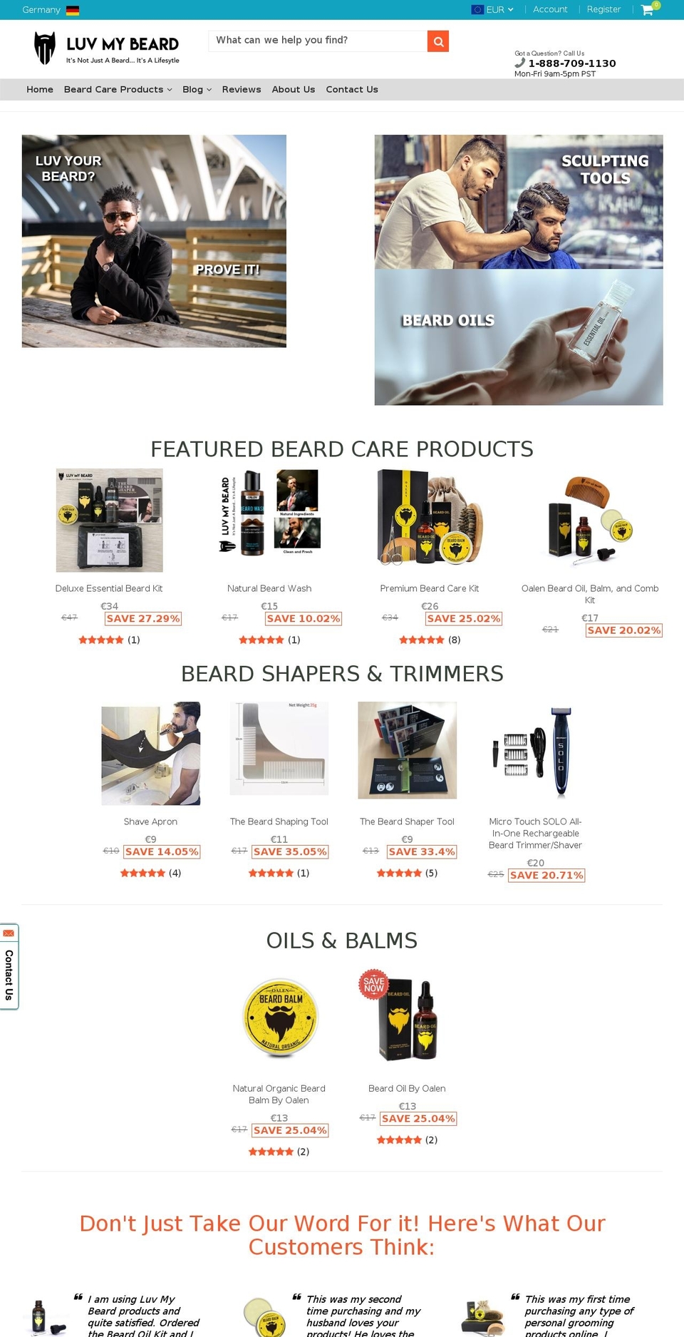 dudescare.com — Shopify storefront screenshot