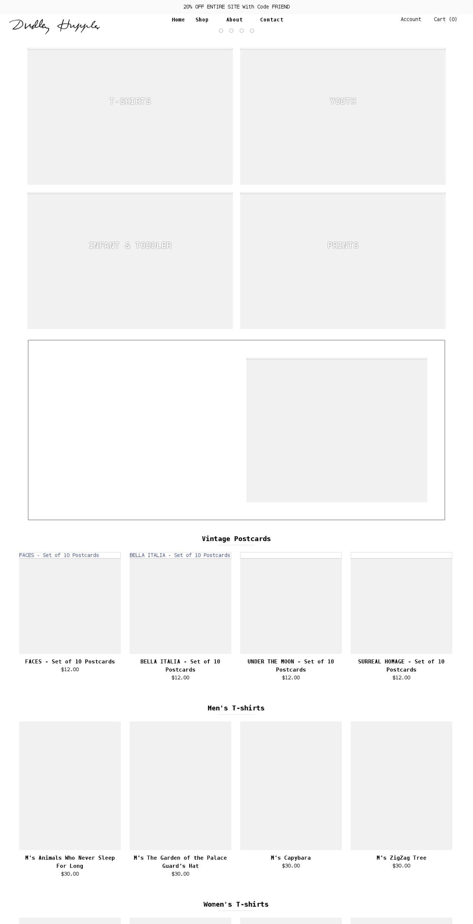 dudleyhuppler.com shopify website screenshot