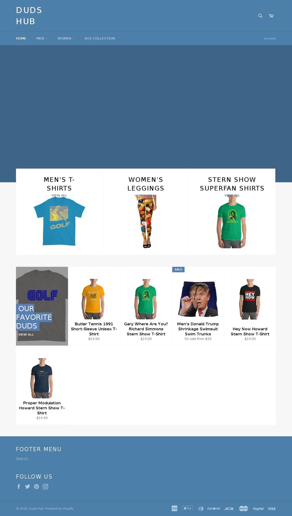dudshub.com — Shopify storefront screenshot