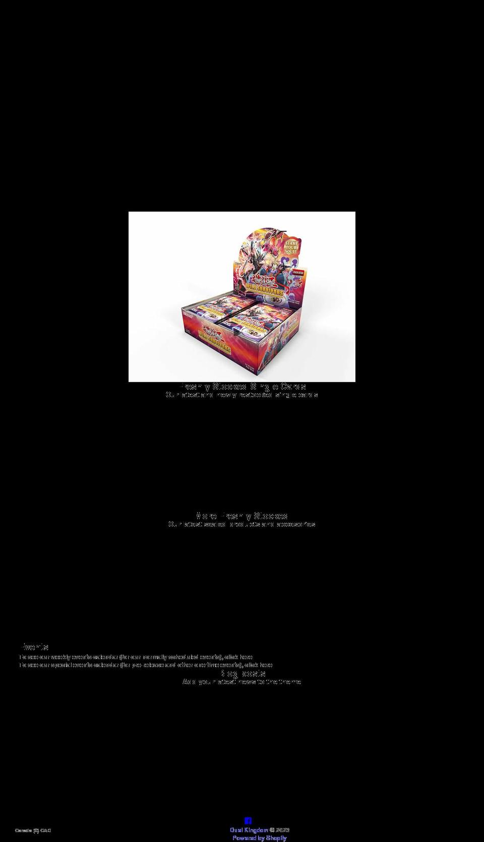 duelkingdom.ca shopify website screenshot