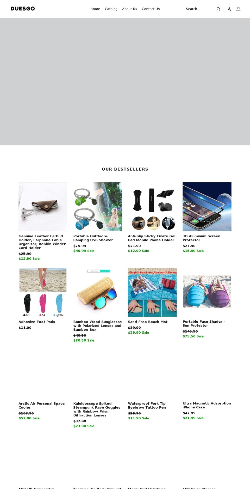 duesgo.com — Shopify storefront screenshot