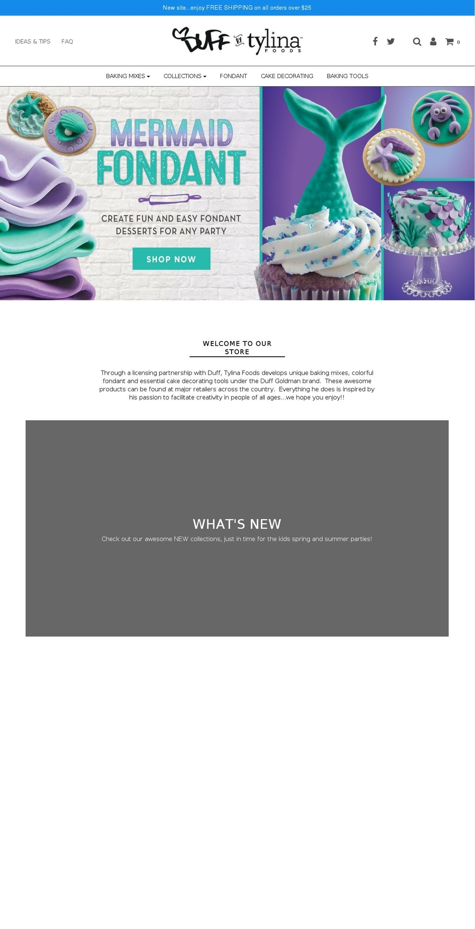 duff.com shopify website screenshot