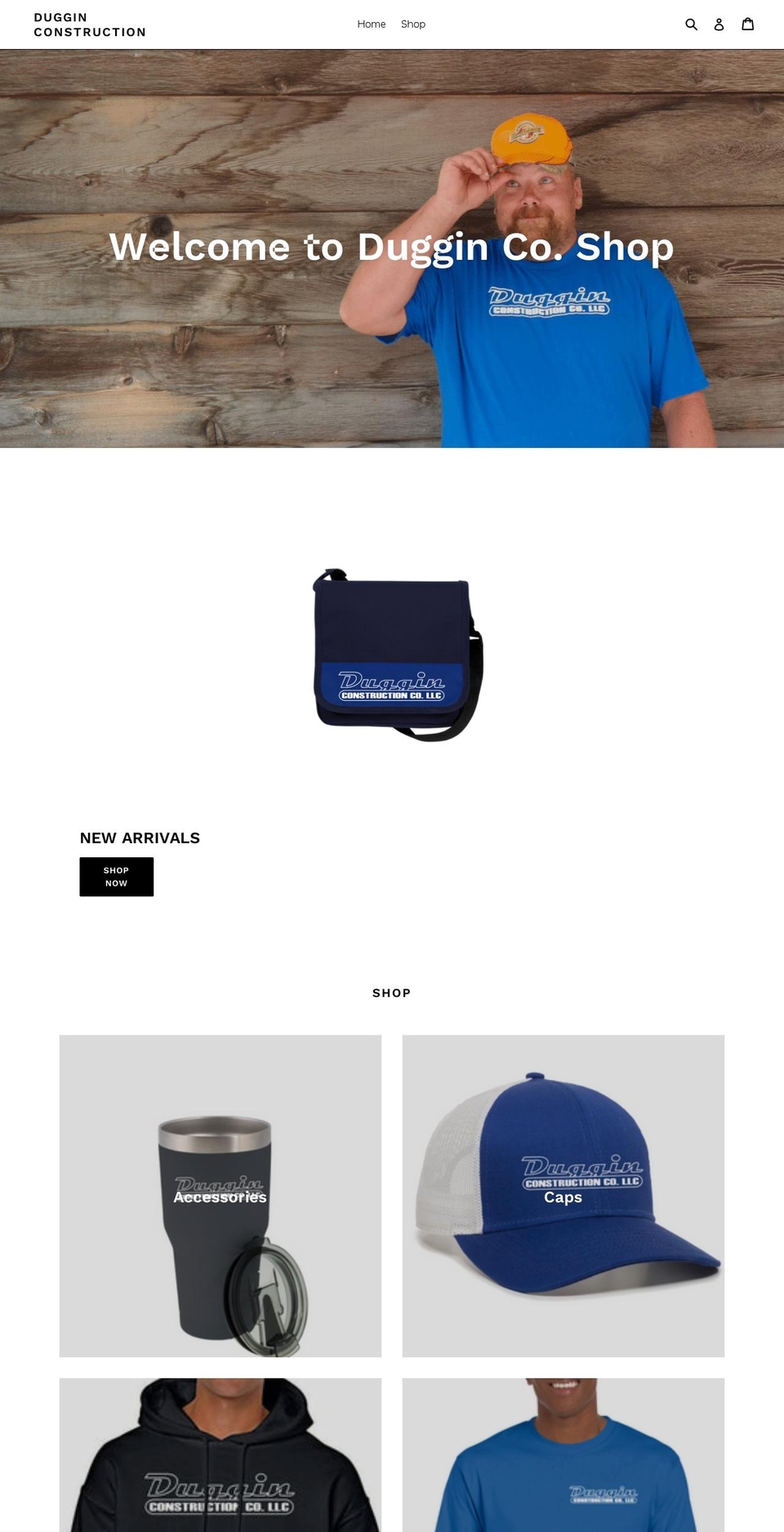 dugginshop.com shopify website screenshot