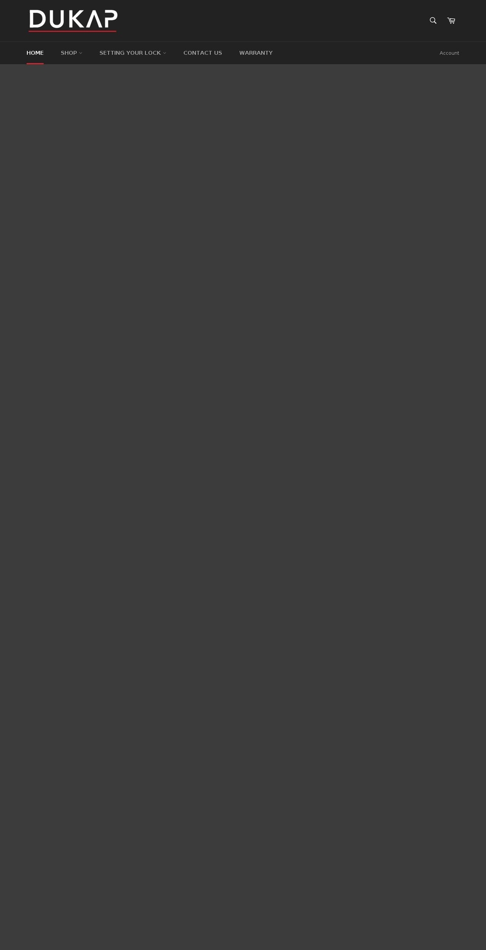 dukapluggage.com — Shopify storefront screenshot