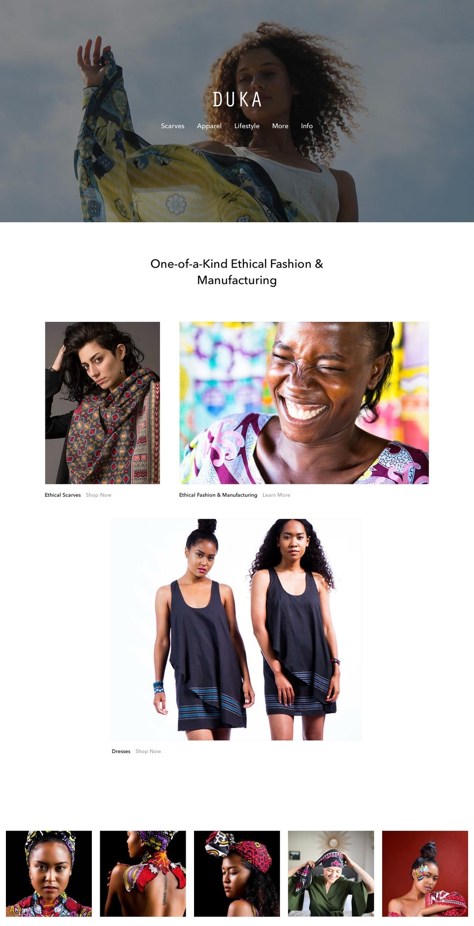 dukashop.com shopify website screenshot