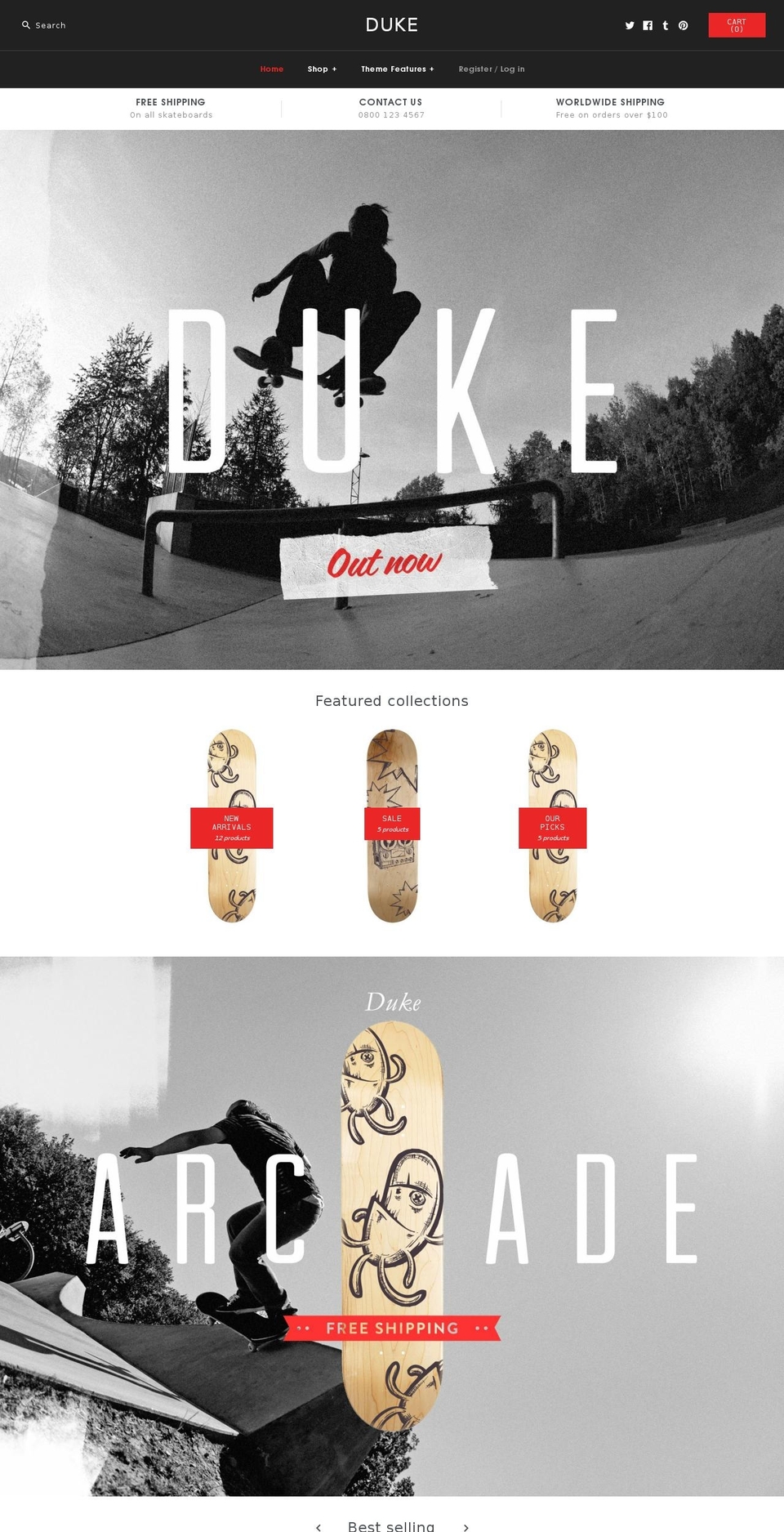 duke-16.myshopify.com shopify website screenshot