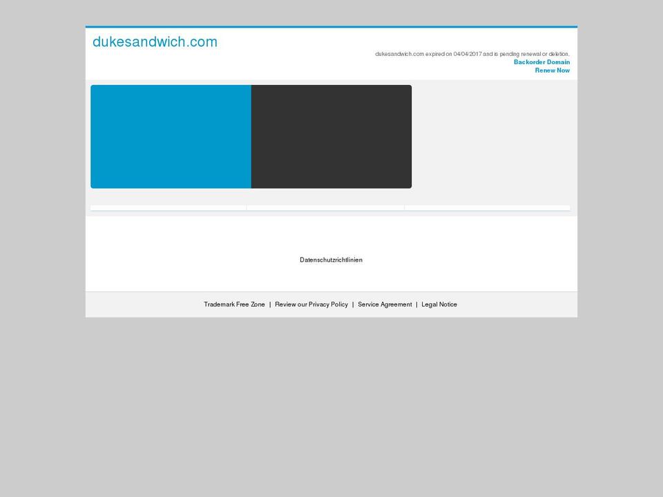 dukesandwichproductions.com shopify website screenshot