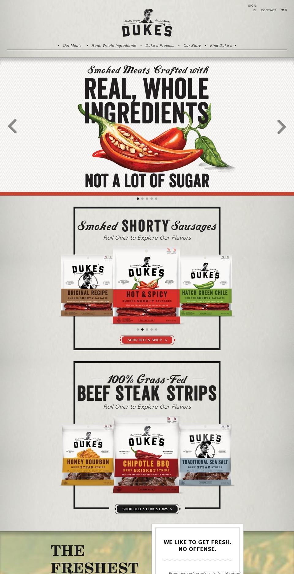 Dukes 1.6 | 032217 general updates Shopify theme site example dukessmokedmeats.com