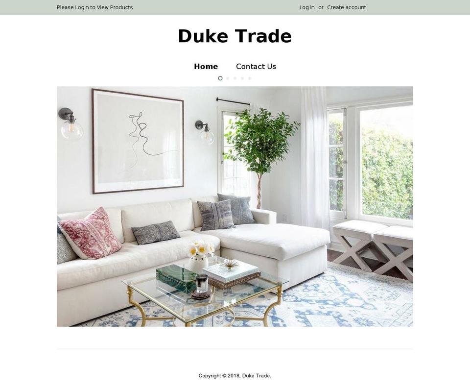 duketrade.com shopify website screenshot