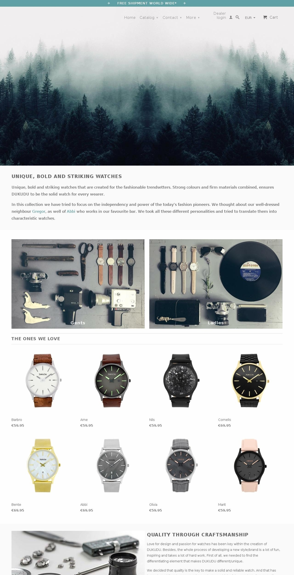 dukudu.ru shopify website screenshot