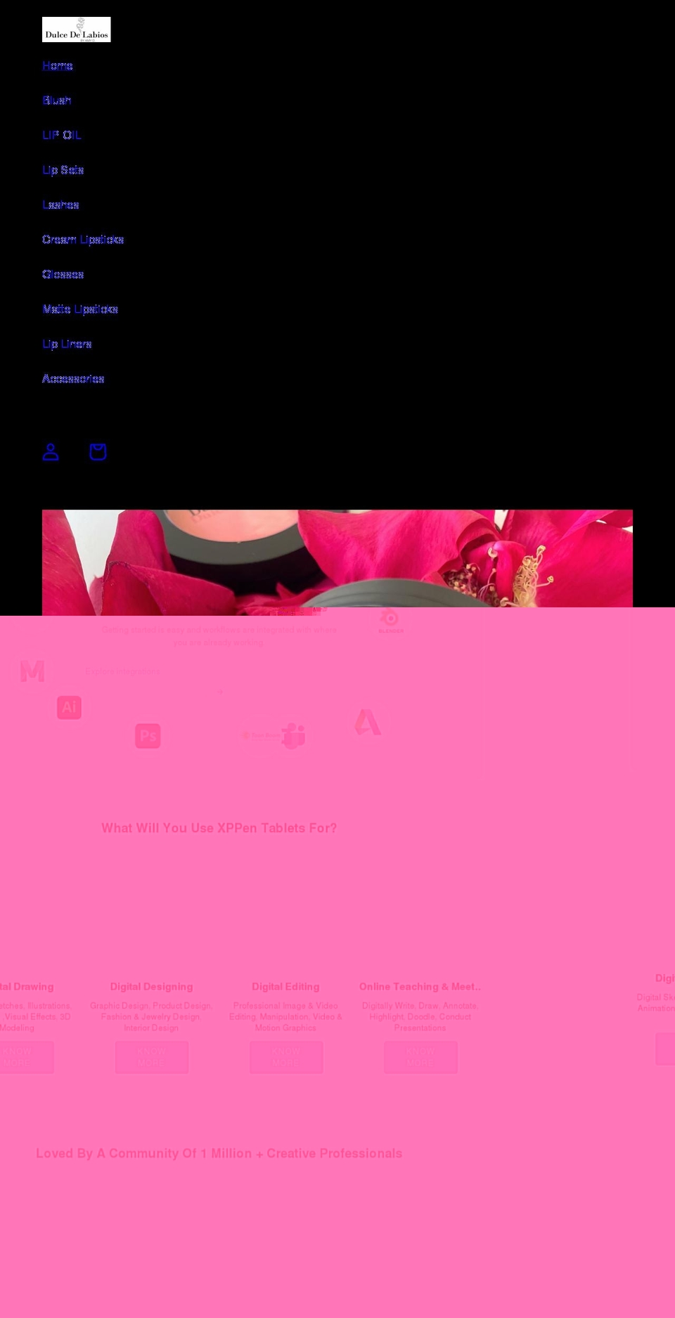 dulcedelabios.com shopify website screenshot