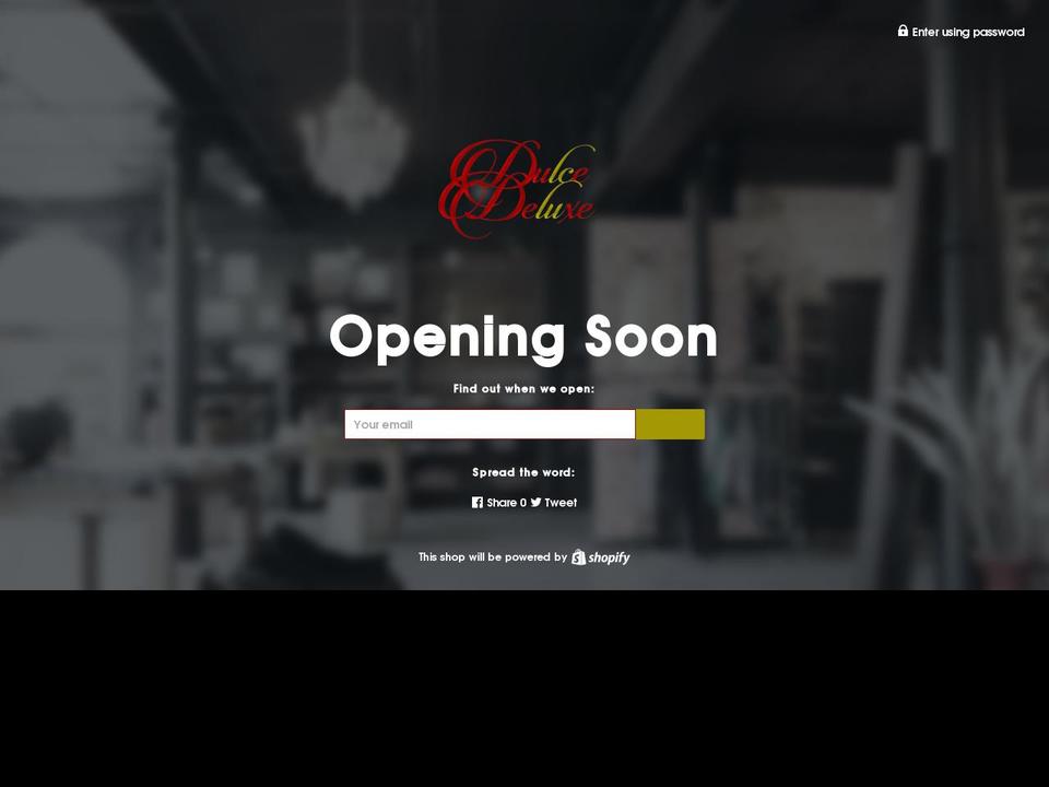 dulcedeluxe.com shopify website screenshot