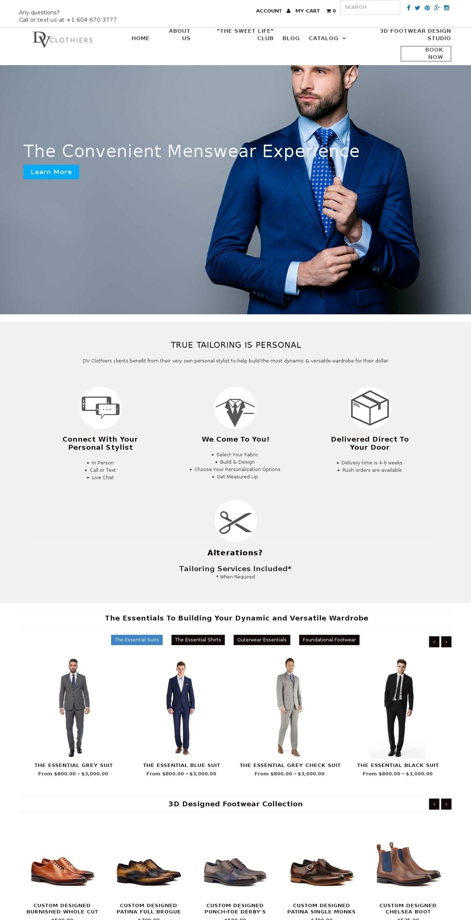 dulcevidaclothiers.com — Shopify storefront screenshot