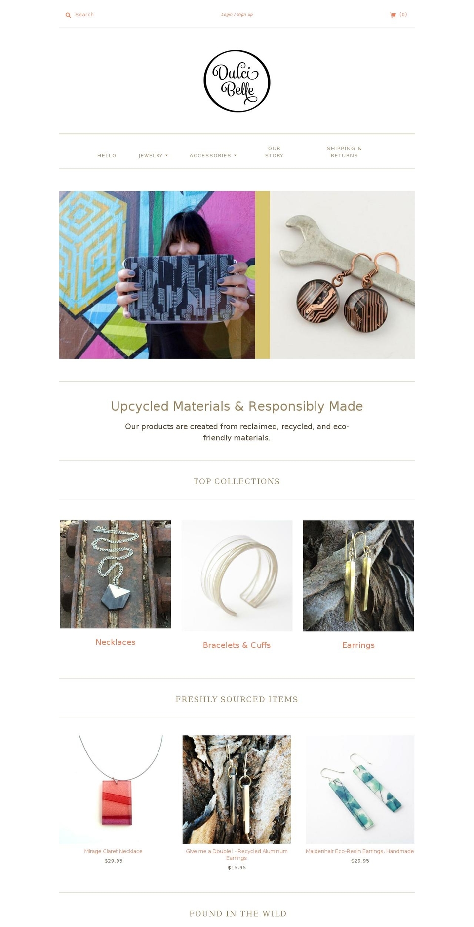 dulcibelle.com — Shopify storefront screenshot