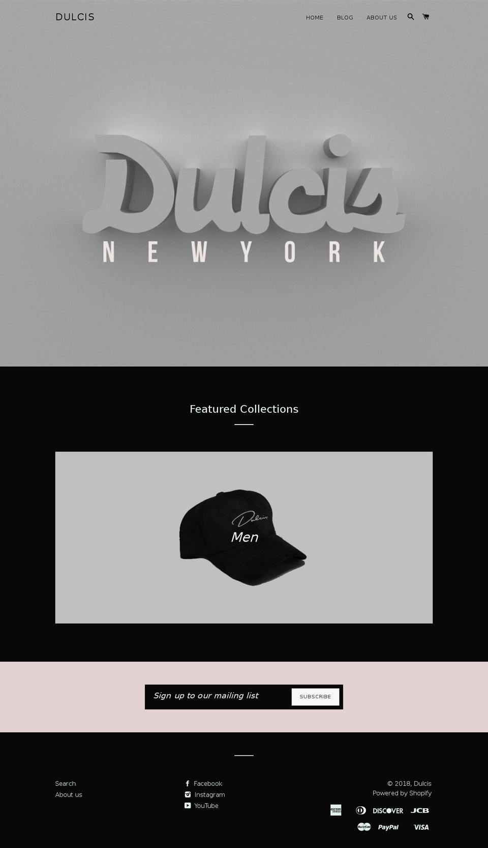 dulcisnyc.com — Shopify storefront screenshot