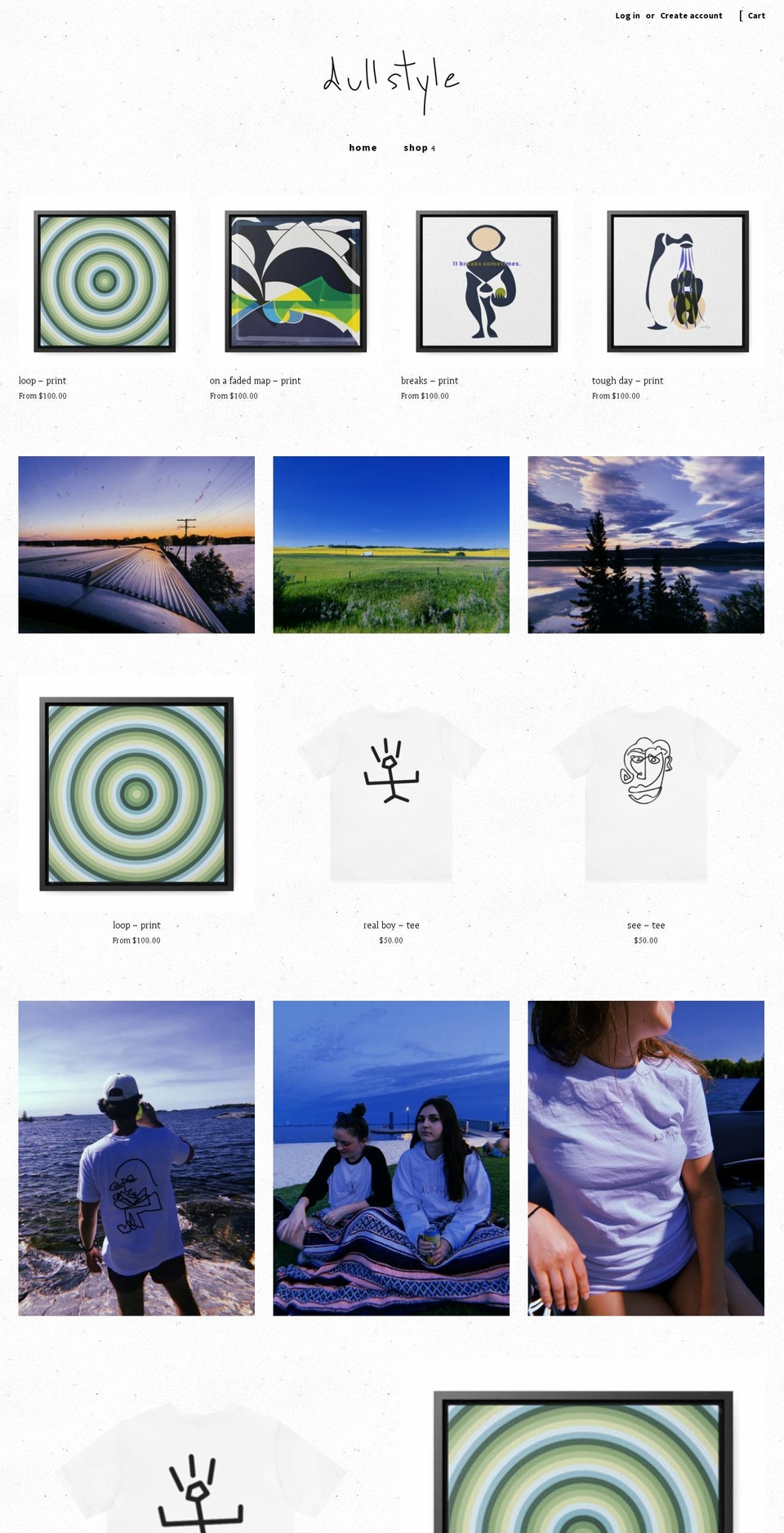 go Shopify theme site example dullstyle.ca