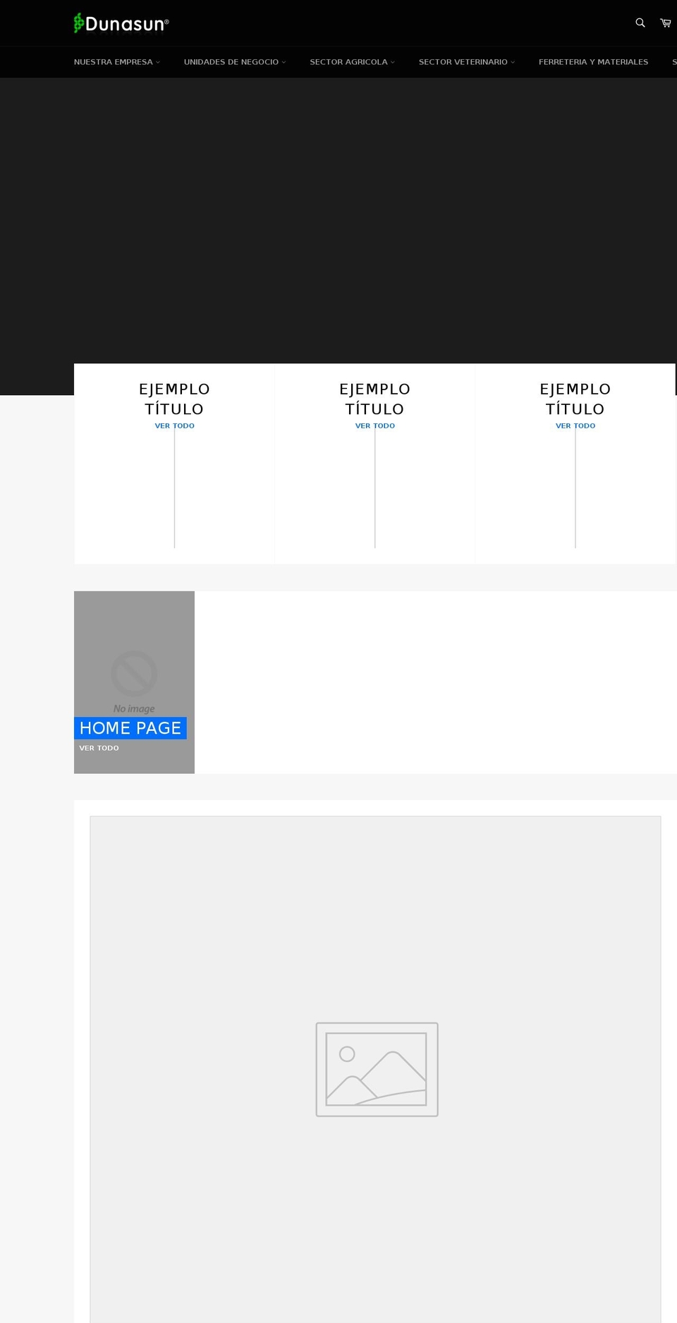 dunasun.com — Shopify storefront screenshot