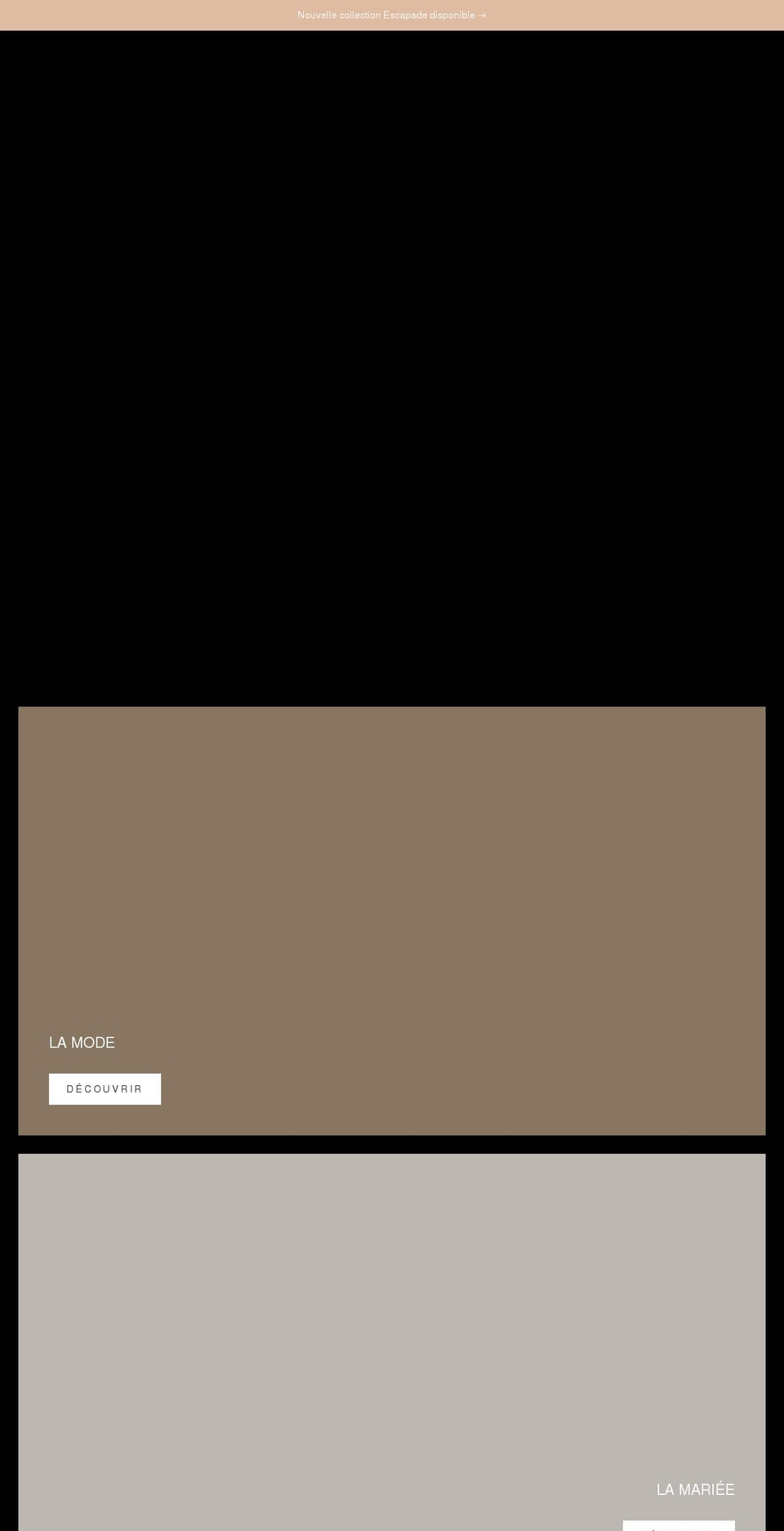 dune-marielaporte.com shopify website screenshot