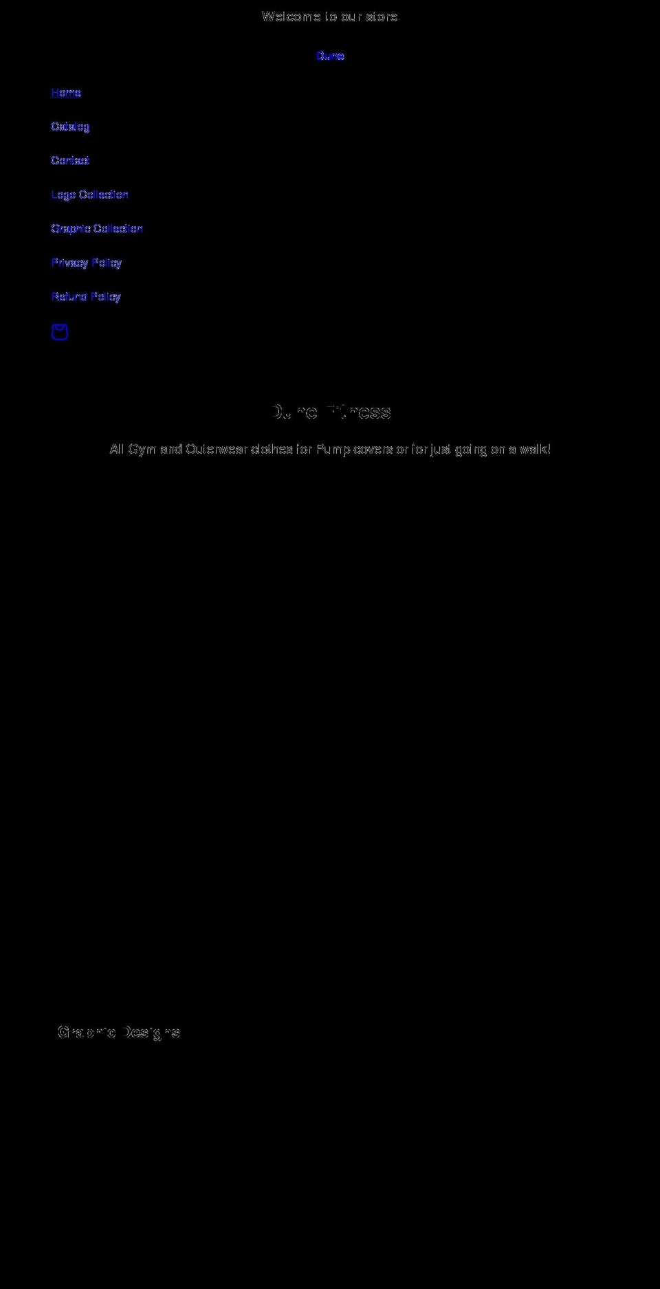 duneclothes.com shopify website screenshot