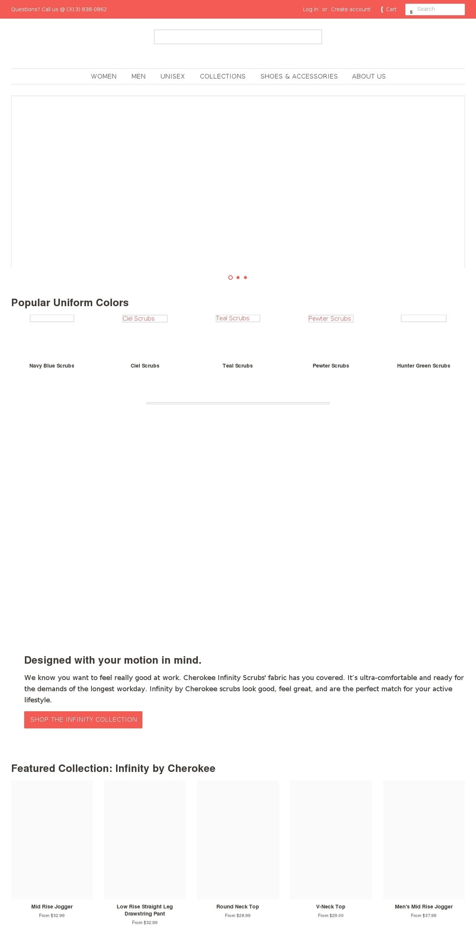 duniformsandmore.com shopify website screenshot