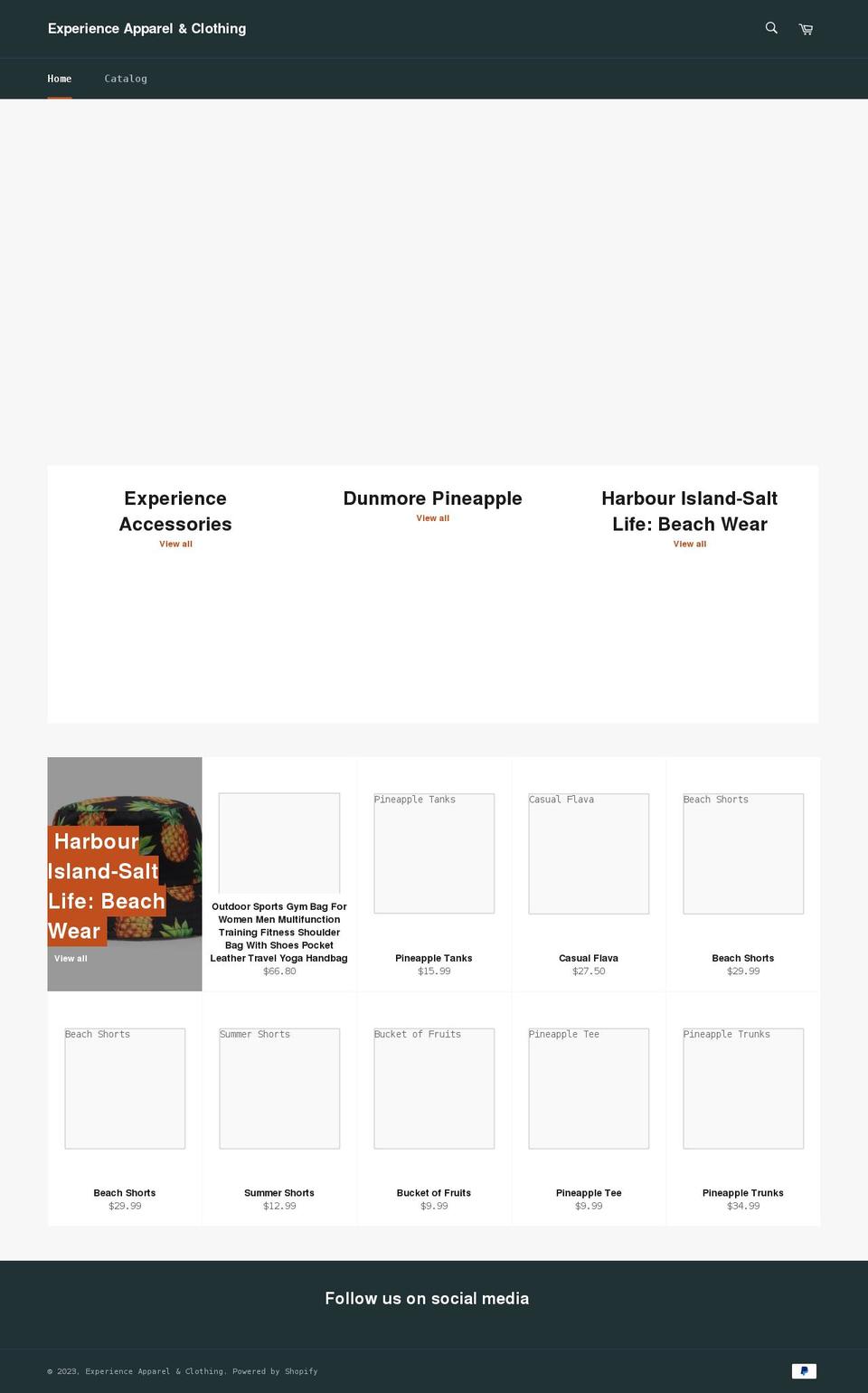 dunmorepineapple.com shopify website screenshot