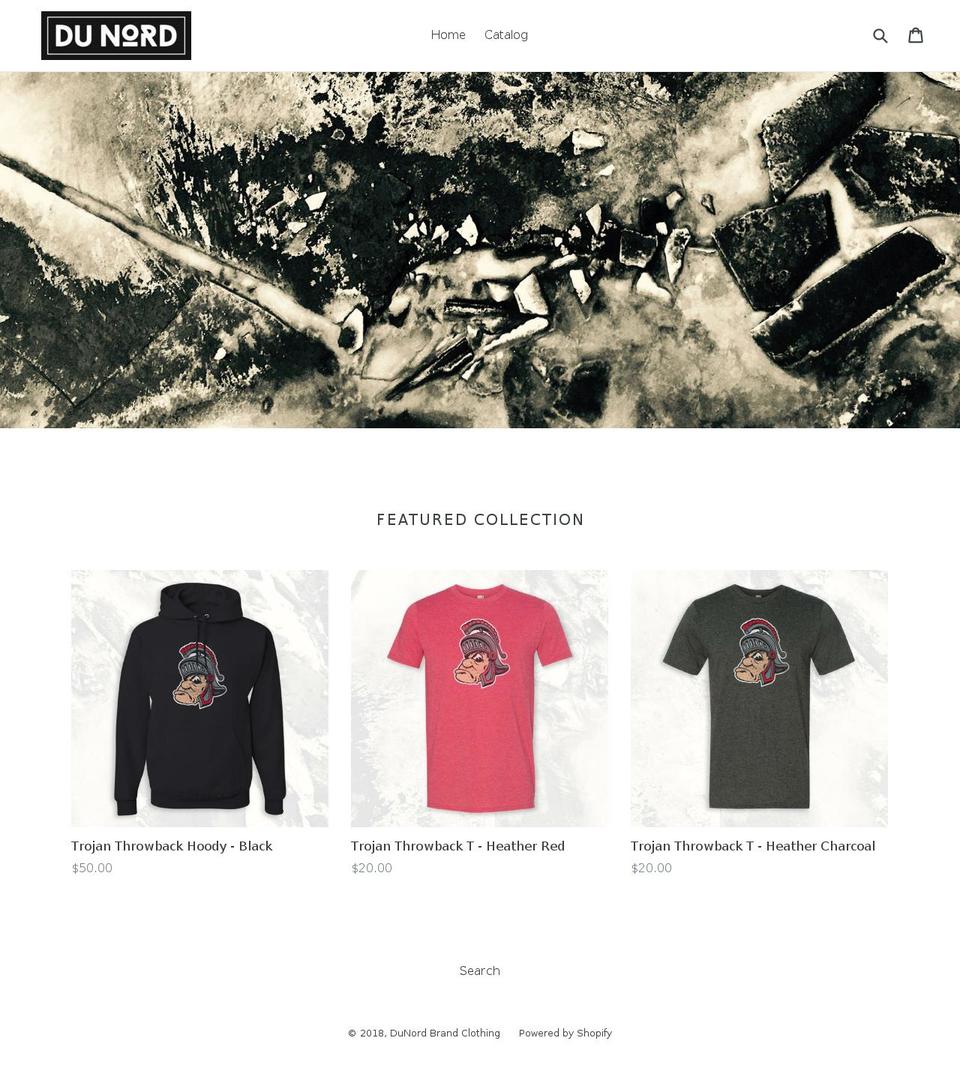 dunordbrand.com — Shopify storefront screenshot