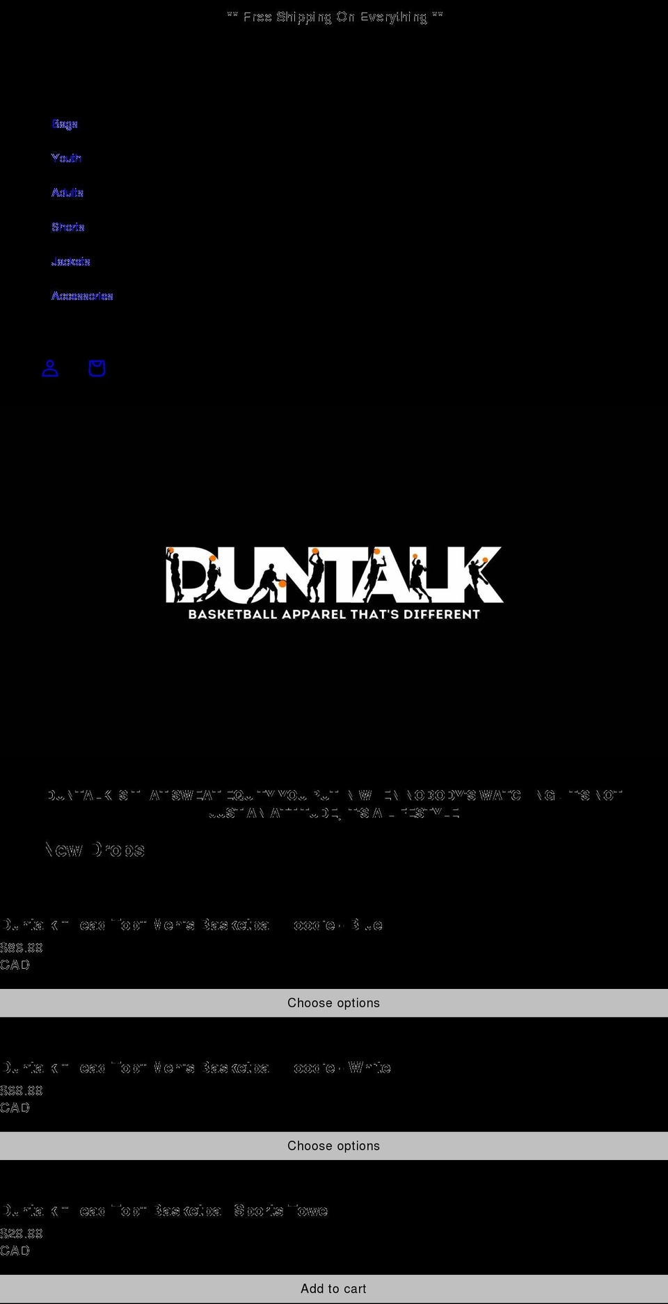 duntalk.com shopify website screenshot